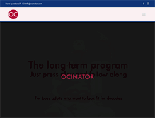 Tablet Screenshot of ocinator.com